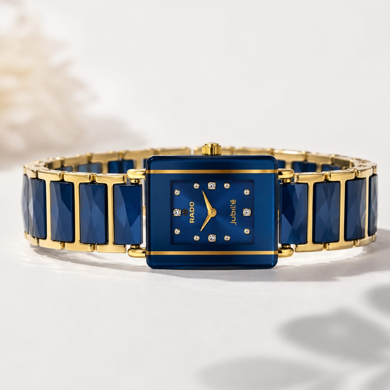 Luxury Blue & Gold Women's Bracelet Watch | Premium Quartz Wristwatch