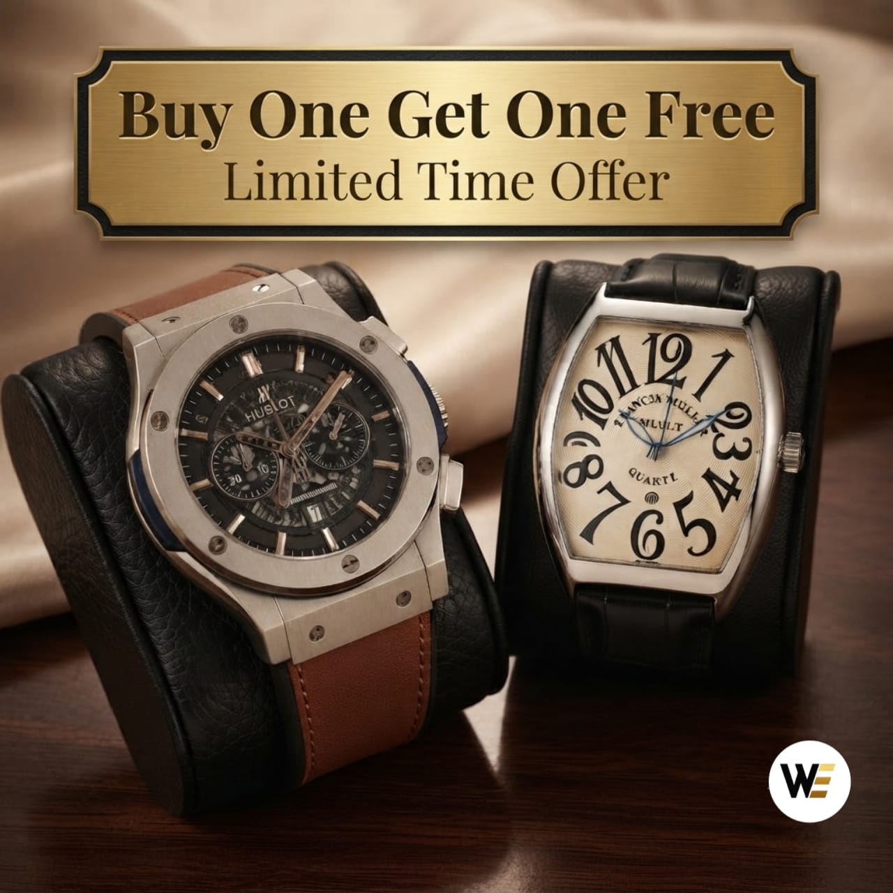 Luxury Statement Watch Duo – Buy One Get One Free