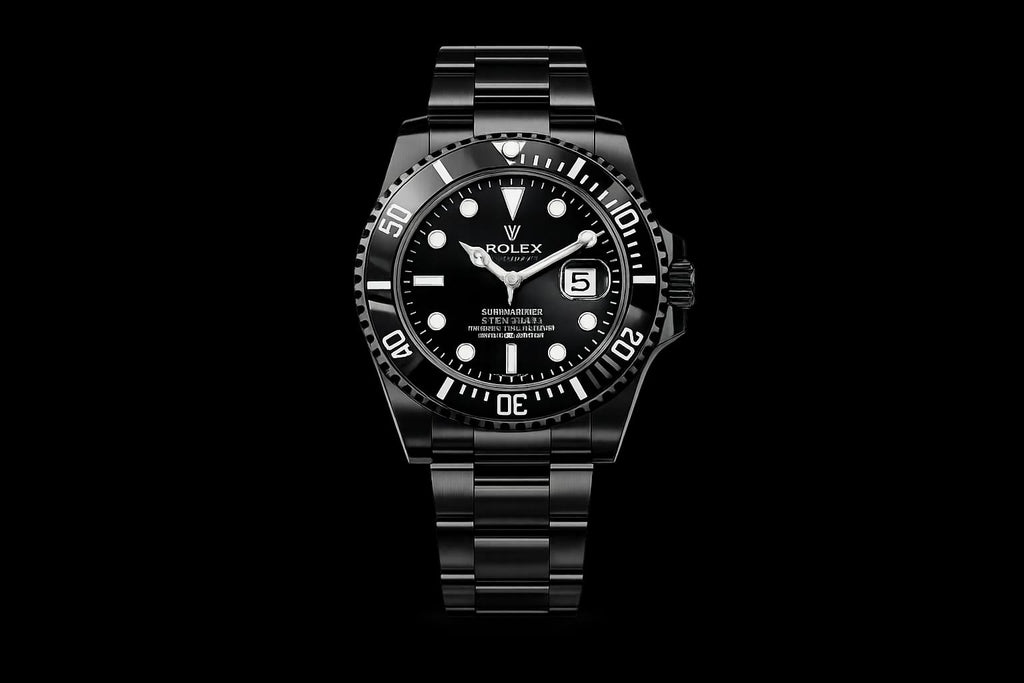 Luxury Black Stainless Steel Men's Watch | Premium Analog Wristwatch
