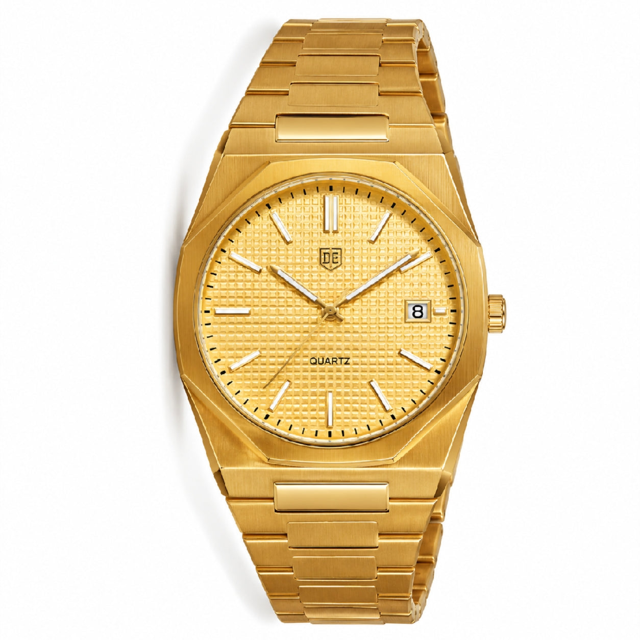 Luxury Gold Automatic Men's Watch – Stainless Steel Bracelet | Premium Mechanical Design
