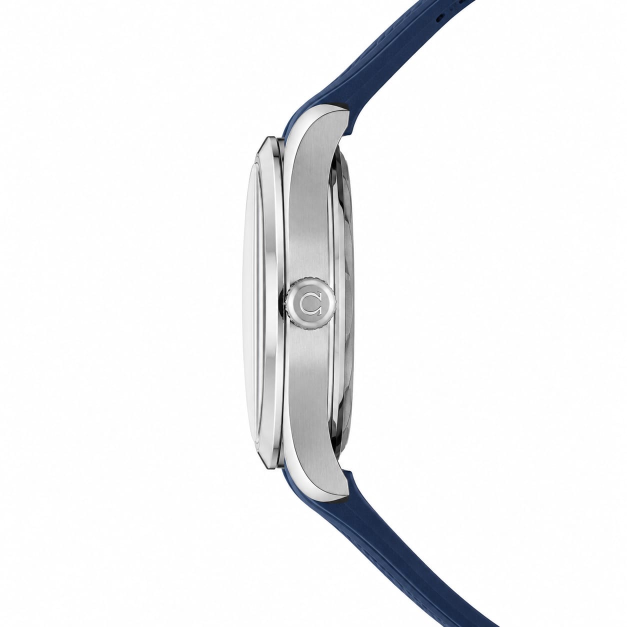 Luxury World Time Automatic Men's Watch – Blue Dial | Blue Silicone Strap | Stainless Steel Case