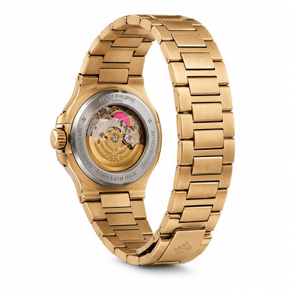 Luxury Gold Automatic Men's Watch – Blue Dial | Gold Stainless Steel Bracelet | Date Display