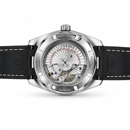 Premium Automatic Skeleton Men's Watch – Black Silicone Strap | Silver Case