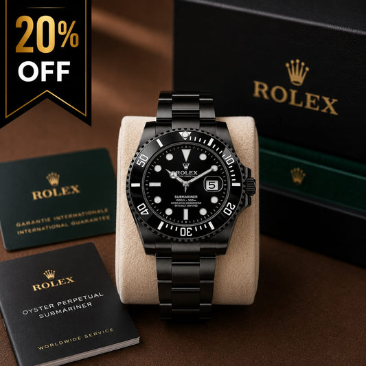 Luxury Black Stainless Steel Men's Watch | Premium Analog Wristwatch